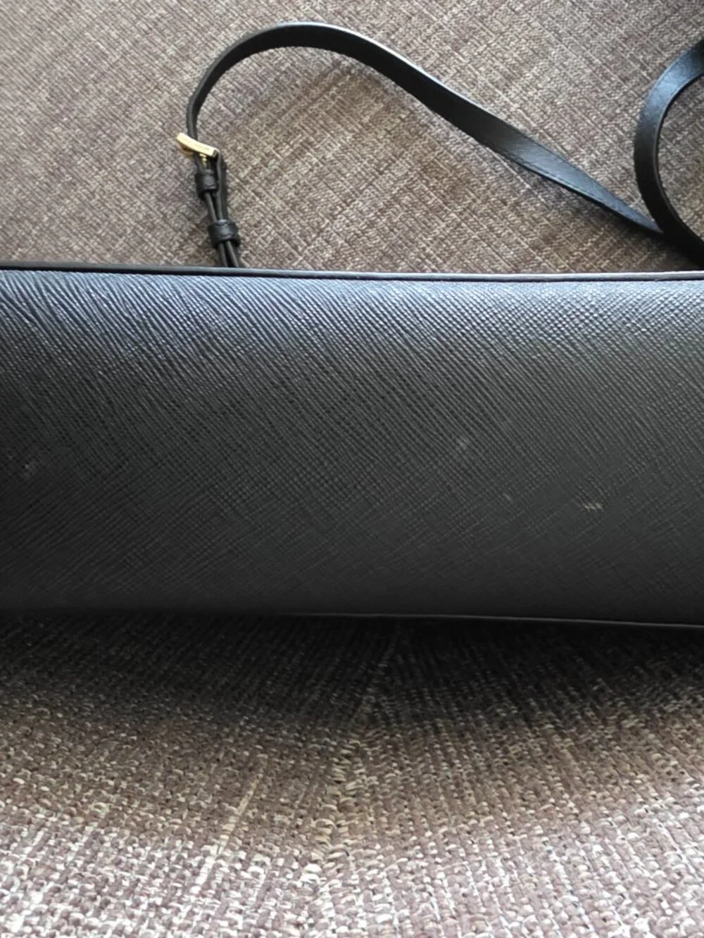 Michael Kors Leather Crossbody- Black Leather- OBO!